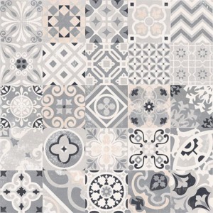 Casalgrande Padana Opus Cementina Multicolor Grigia Mix 20x20 Fliesen Patchwork