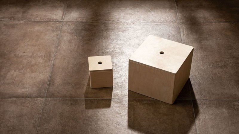 Gres szary beton z przetarciami Marazzi Clays lava MLV1 60X60 36227