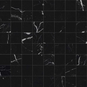 Marazzi Allmarble Elegant Black Lux Mosaik 30x30: Wandfliesen Marmoroptik
