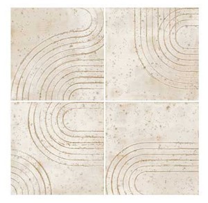 WOW Enso Wabi Ivory 12,5x12,5 Wandfliese Dekor