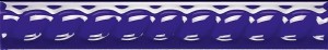 Mainzu Arajuez Cordón Cobalto Wandsockel 3x20 Granatblau