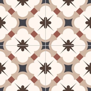 Gayafores Grace Beige 33x33 Fliesen Patchwork Boden