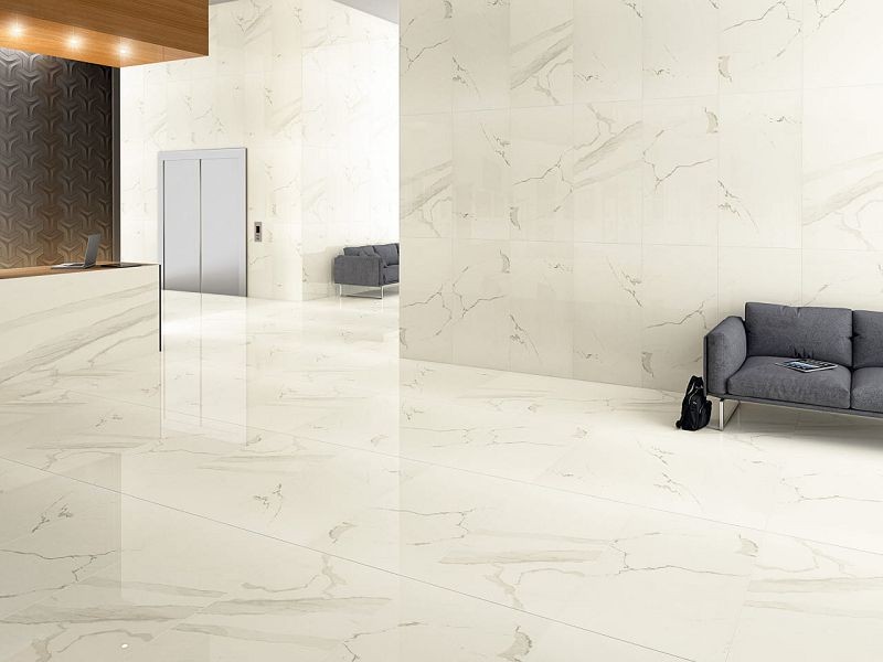 Calacatta Albatros Polished Rett. 60x120 płytki gresowe rektyfikowane imitujące marmur 118165
