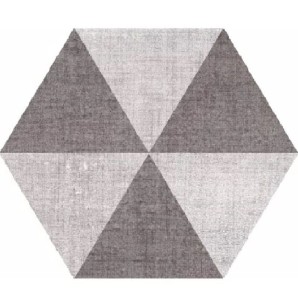 Marca Corona Textile Mix Version F Sechseckfliesen 25x21,6 D628