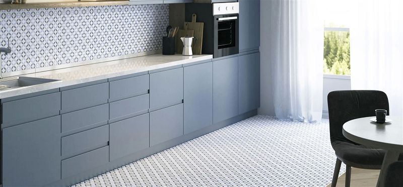 Realonda Orly Blue 44x44 płytka gresowa 150110