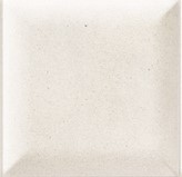 Mainzu Bombato Blanco 15x15: Weiße Badezimmerfliesen, Modell Poduszka