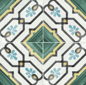 Fioranese Zementfliesen Glänzend 20x20 CSH20D3 Patchwork-Gresfliesen