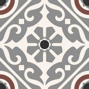 Gayafores Taco Musa Grey 16,5x16,5 Fliesen Patchwork Boden