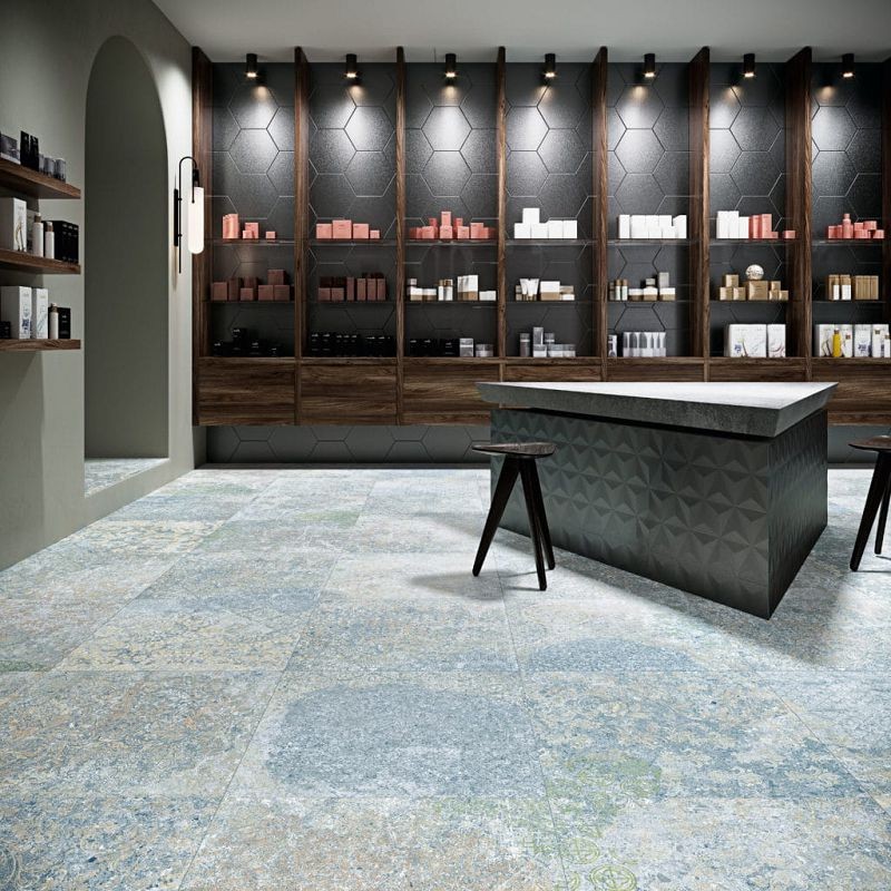 Aparici Bohemian Blue Natural 49,75x99,55 płytka gresowa patchwork 108734