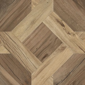 Flaviker Nordik Wood PF60005047 Mansion Gold Brown 60x60: Rustikaler Landhausdielen-Parkett, Quadrat, Braun, Holz