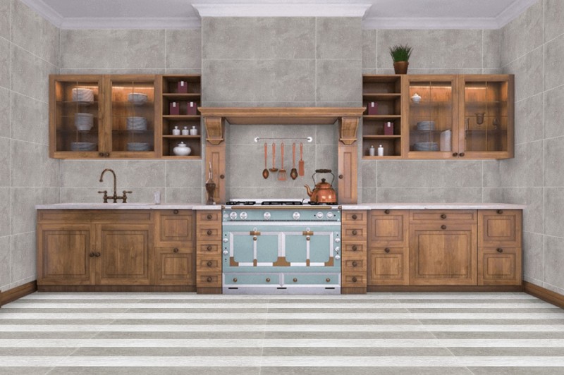 Płytki ścienne beton szare Porcelanosa Bottega Acero P35800401 45x120 14993