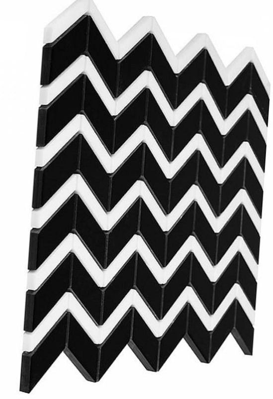 Dunin Pure Black Chevron Mix 31x30,5 103611