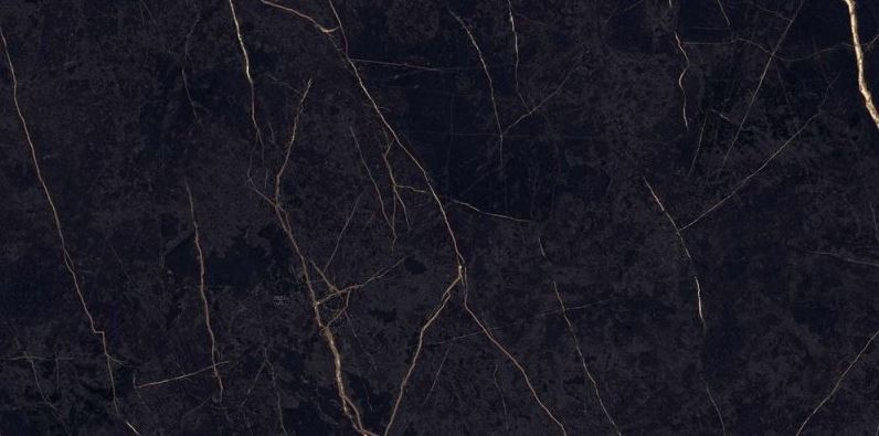 Spiek marmur czarny z białymi złotymi żyłami Flaviker Supreme Evo Noir Laurent lux 120x280 6mm 78869