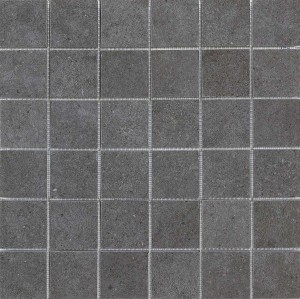 Marazzi Mystone Silverstone Nero MLX5 30x30: Schwarze Steinmosaikfliesen