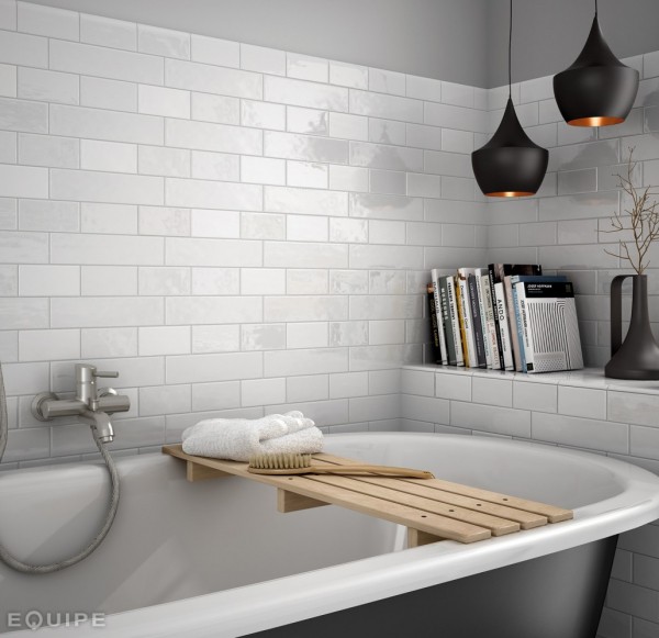 EQUIPE COTTAGE WHITE 7,5X15 Płytki Kolor biały 9598