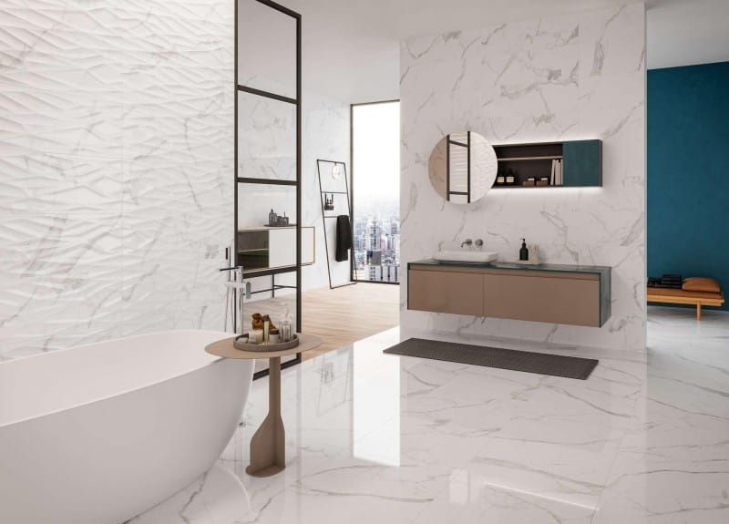 Halcon Capitol White Brillo 60x60 płytki marmurowe gresowe 133115