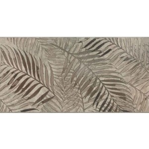 Dado-Wandfliesen Bronze Farn Rettificato 60x120, Feinsteinzeug Patchwork