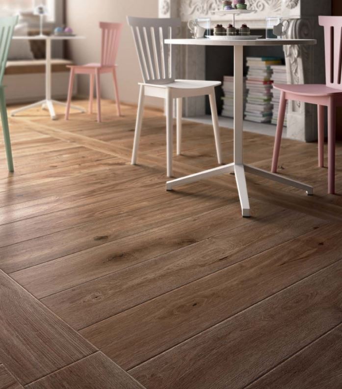 Gres jak drewno ciemny braz orzech Marazzi Treverkever Clove MH8D 20x120 9579