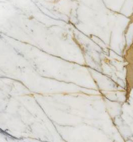 Spiek wielkoformatowy marmur biały ze złotą żyłą Marazzi Grande Marble Look Golden White Lux M8AF 120x120-85973