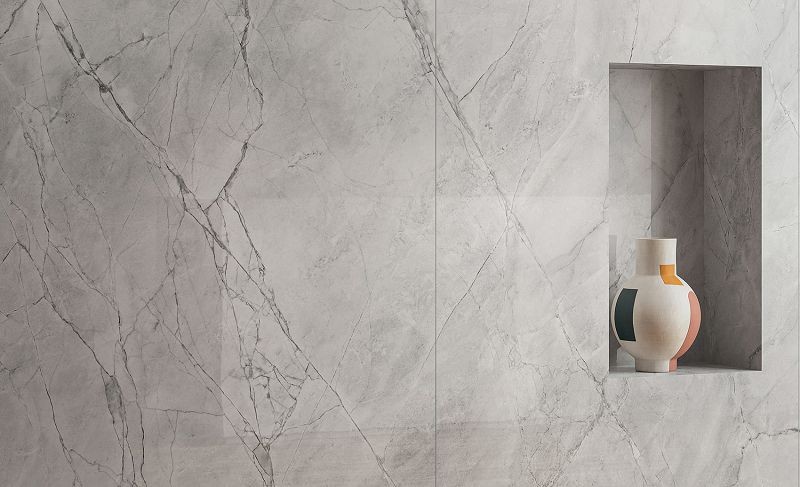 Fondovalle Infinito 2.0 Super White Glossy 120x120 płytki gresowe imitujące kamień 105989