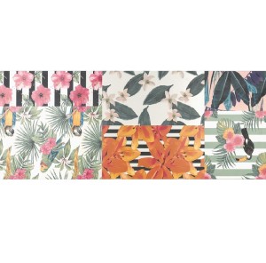 Aparici Markham Botanica A: Wandfliesen Patchwork 44,63x119,30 cm