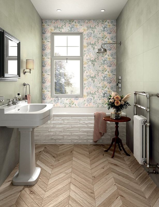 Marca Corona Elisir Royal Fume Chevron 7,5x45 I895 płytki drewnopodobne 143258