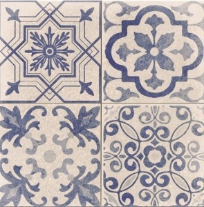 Realonda Skyros Deco Blanco 44x44 Fliese Gres