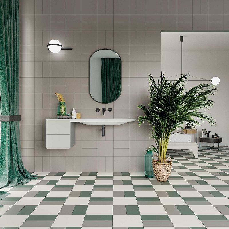WOW Solid XL Grey 25x25 płytka gresowa 156197