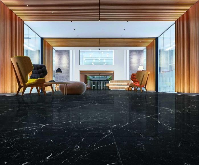 Płytki marmur czarny Marazzi Grande Marble Look Elegant Black Lux M3CJ 60X60 100210