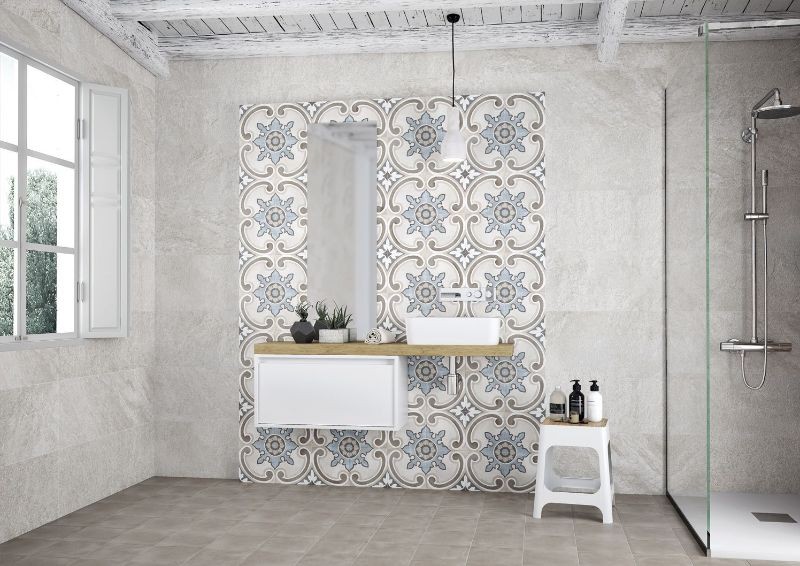 Cifre Decor Daiza White 20x20 płytka gresowa 121221