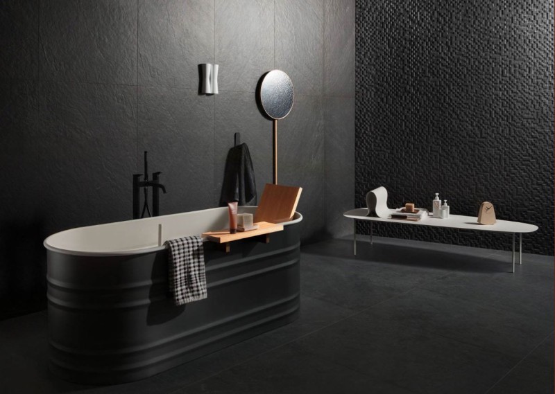 Płytki imitujące naturalny kamień Marazzi Mystone Ardesia Cenere Strutt M041 75x150 40708