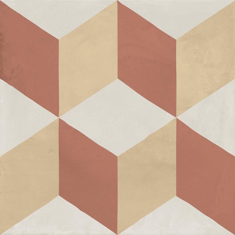 Marca Corona Terra Art Mix Tramonto/Crema 20x20 I401 płytki gresowe patchworkowe 144407