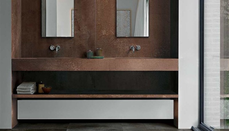 Płytki podłogowe metal brąz Florim Flowtech Russet 757070 60X120x10mm 94521
