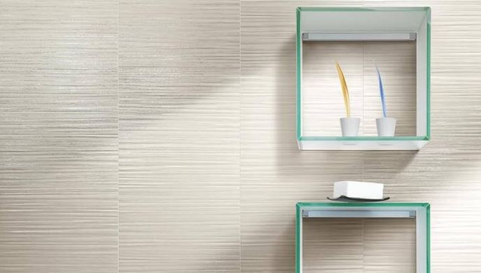 Plytki kamień beż struktura satyn Casalgrande Padana Architecture White Gloss 30x60 38862