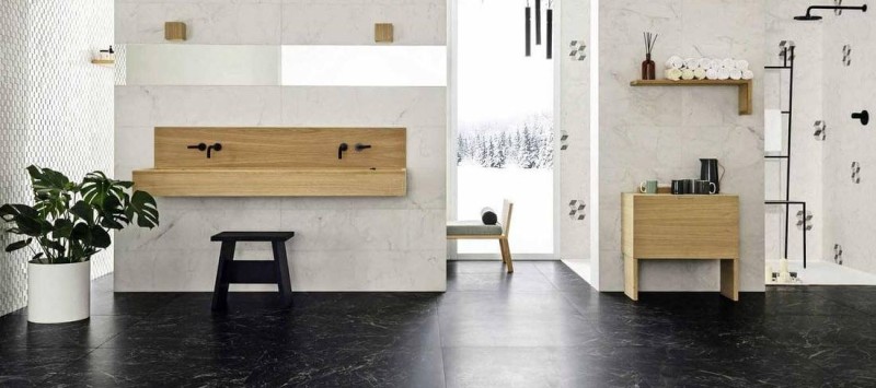 Płytki marmur czarny Marazzi Grande Marble Look Elegant Black Mat M3AL 60X60 100239
