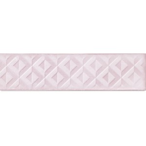Cifre Drop Relieve Pink Brillo 7,5x30 Wandfliesen