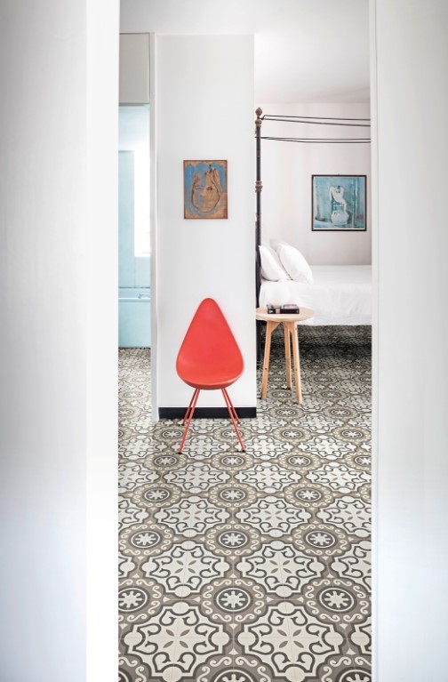 Płytki podłogowe beż szary patchwork Marazzi D SEGNI Tapeto Macro Dekor M0UQ 20X20 16563