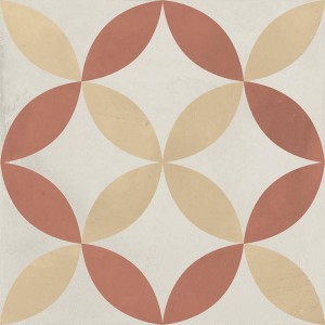 Marca Corona Terra Art Astro Tramonto/Crema 20x20 I397 Patchwork-Fliesen