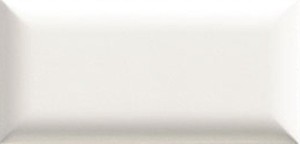 Mainzu Bumpy White 10x20: Satinierte, weiße, konvexe Fliesen