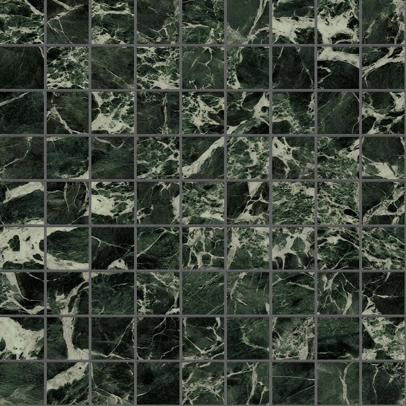Marazzi Allmarble Verde Aver Lux Mosaico 30x30 M9MW mozaika ścienna imitująca marmur 104496