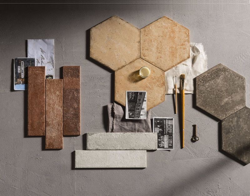 Marca Corona Bricklane Beige Esagona 25x21,6 0715 płytki heksagonalne 143007