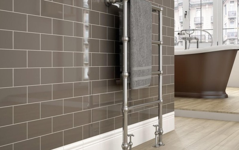 Płytki cegiełki szare Equipe Evolution Gris Oscuro Brillo 10X40 20351