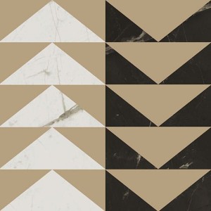 Fioranese Marmorea Intensa Deco Greige 20x20 cm Fliesen Patchwork, Modell 5202R