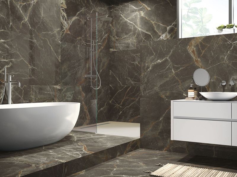 Baldocer Riscal Brown Pulido 80x80 płytki marmurowe gresowe 117244