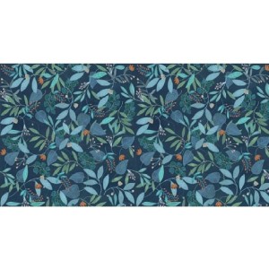 Dado-Wandfliesen Blau Wald Rettificato 60x120, Patchwork-Gres