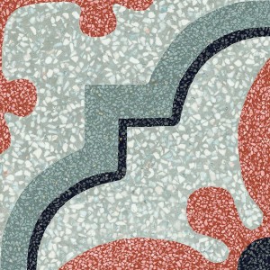 Marazzi D_Segni Scaglie Teppich 12 20x20 M1LP Terrazzo Patchwork Fliese