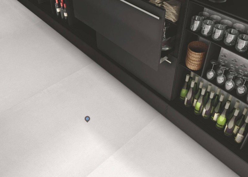 Płytki imitujące beton ze strukturą tynku Casalgrande Padana Cemento Cassero Grigio 60x60 39152
