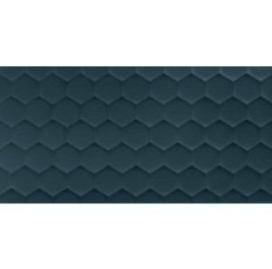Marca Corona 4D Hexagon Tiefblau 40x80 D733 Wandfliesen