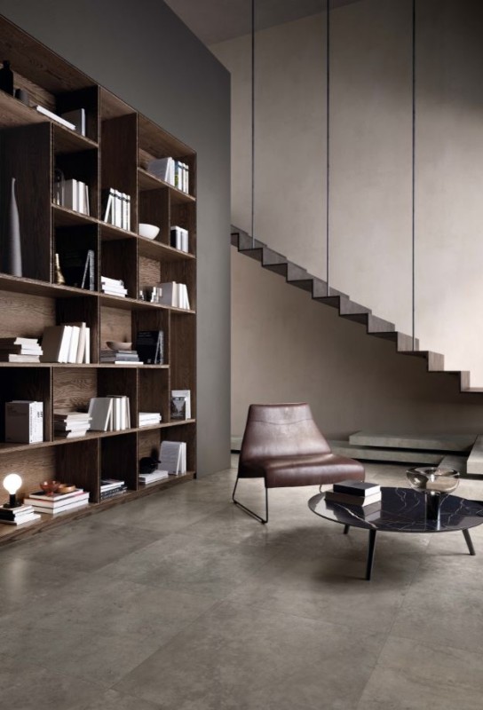Spiek kwarcowy przetarty wielkoformatowy beton loft brąz Flaviker Hyper Silver Taupe PF60002444 120x270 77035