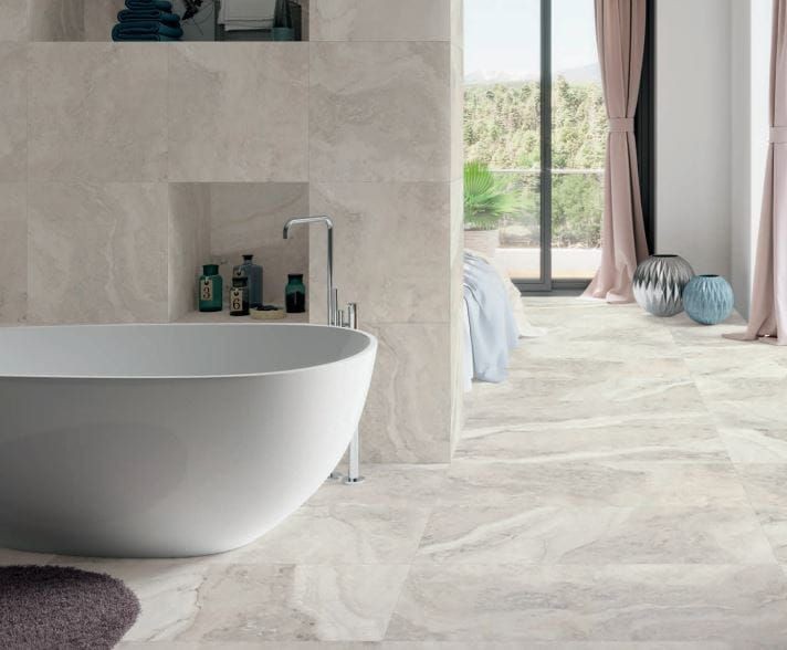 Cristacer Ceramicas Travertino Di Caracalla Bianco Matt 60x120 płytki gresowe marmurowe 124942
